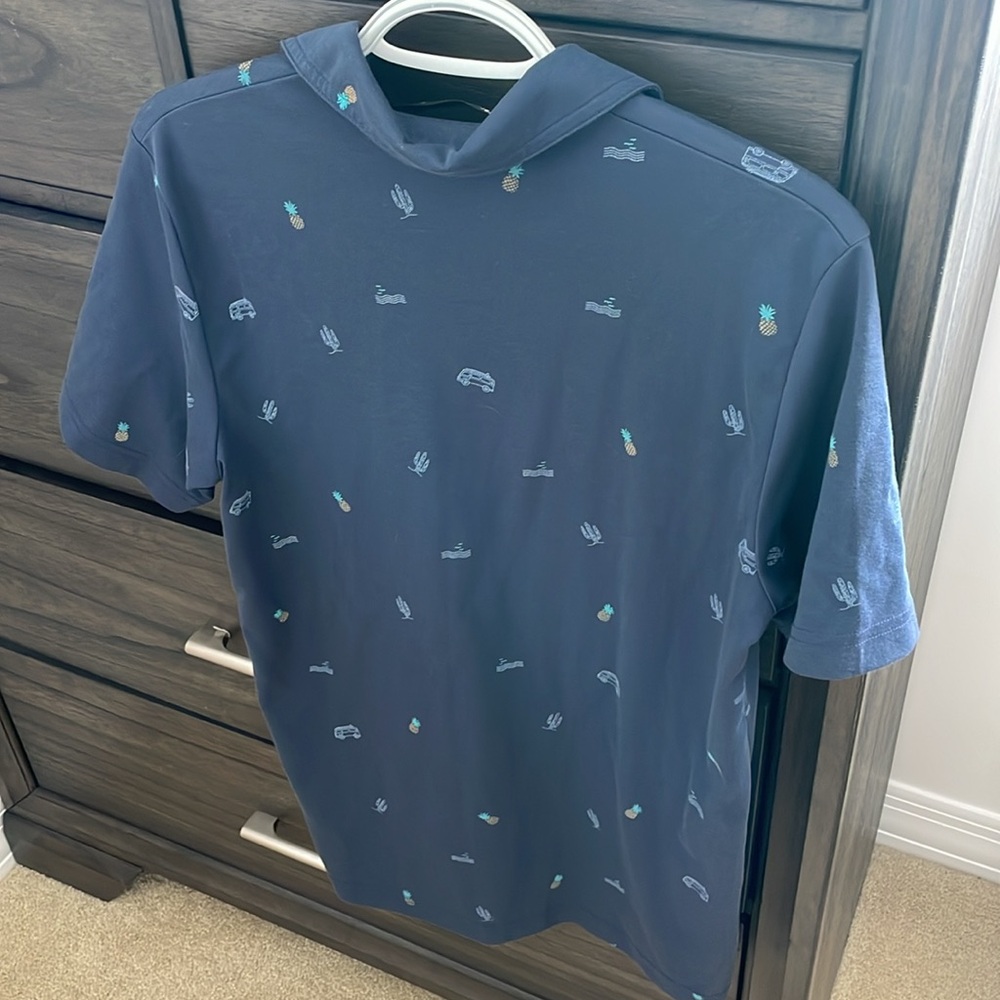 Travis Mathew Navy Blue Polo Size Small - Picture 7 of 9